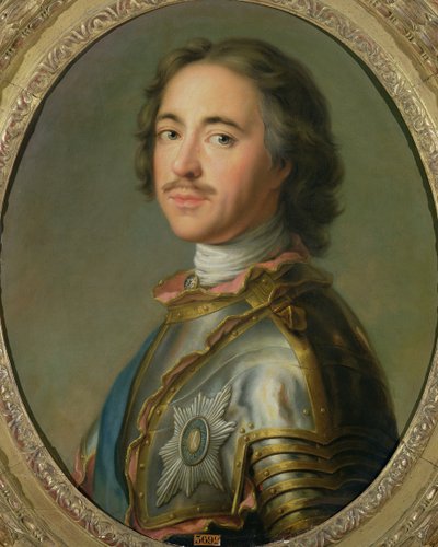 Portrait of Peter the Great by French School